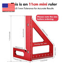3d Multi-angle Measuring Ruler  Precision 45 90 Degree Woodworking Square  Alumi