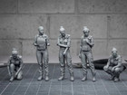 1 35 Scale 50mm Israel Defense Forces Soldiers 5set Unpainted Resin Model Kit
