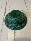 Vintage Ceramic Holland Mold Christmas Tree Base Only W  Light Holly Leaves 