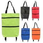 Portable Collapsible Shopping Cart Trolley Bag With Wheels Reusable Grocery Bags