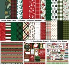 Red Green Christmas Theme Collection Double sided Scrapbook Paper Kit Cardsto   