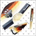 Bear Pride Flag Large Bamboo Folding Clack Hand Fan For Gay Bears Lgbt Pride
