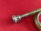 Vintage Rexcraft Us Regulation Brass Bugle Made In Usa   Bsa Boy Scouts