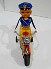 Motorcycle Police-trooper-tin- Friction With Sparks- Made In Japan- 10  Long