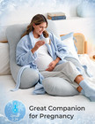 Pregnancy Pillows With Cooling Cover  U-shaped Full Body Maternity
