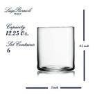 Luigi Bormioli Top Class 12 25 Oz Double Old Fashioned Glasses - Set Of 6