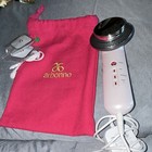 Arbonne Facial Massager Cleansing Device Rechargeable 3 Speed White black Pouch