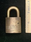 Lot Of 2 Antique Corbin Brass Padlocks - Stamped Usn And Corbin Cabinet Co