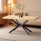 Heavy Duty Metal Desk Legs 29 Inch - Industrial Wrought Iron Table Base Black