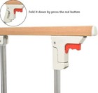 Bed Guard Rail Seniors Safety Bed Handrail Elderly Adults Foldable Rail Assist