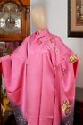 Dear Vanilla Japanese Furisode Silk Kimono Women s Authentic Japan Made Vintage