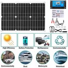 400 Watt Solar Panel Kit 12v Charging Off-grid Battery Power Rv Home Boat Camp