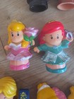 Fisher Price Little People Disney Princess Prince Lot Belle Jasmine Cinderella  
