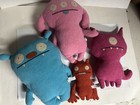 Uglydoll Plush Lot Of 4  Vintage  Multi Size Plush  Original 