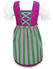Children s Dirndl With Apron Dirndl Children s Costumes For Girls Holiday Dress