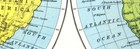 World  The World In Twin Hemispheres  Mountain Heights 1938 Old Vintage Map