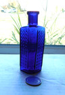 Stunning Dark Blue Flat Back Poison Embossed  Not To Be Taken