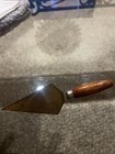 Vintage Letter Opener Masonic Trowel Freemasonry Masons Goldtone Mason Wood Hand