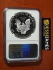 2019 S Proof Silver Eagle Ngc Pf70 Mercanti Gaudioso Limited Edition Dual Signed
