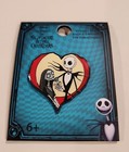 Loungefly The Nightmare Before Christmas Jack   Sally Heart Nbc Enamel Pin New