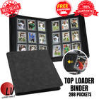 Toploader Binder Card Storage  288 Pockets Top Loader Trading Card Album Zipper