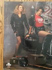 Vintage Miller High Life Beer Harley Davidson Poster Sexy Biker Babes