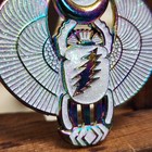 Rare White Numbered Limited Edition Grateful Dead 3d Scarab Bolt Pin  25 75