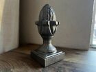 Cast Iron Pineapple Finial  Ornamental Fence Topper  Mantel Ornament Traditional
