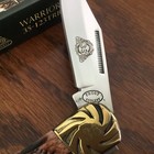 Frost 35th Anniversary Warrior Locking Blade Folding Pocket Knife 35-123trb