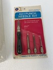 Vintage Boye 4-in-1 Punch Needle Kit   Huge Lot Assorted Caron Wonderart Rug