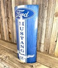 Ford Mustang 17  Rolled Form Metal Aluminum 3d Sign Garage Bar Truck New