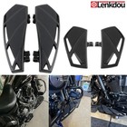 For Harley Touring Road Glide Softail Foot Pegs Floorboards Shift Levers Phantom