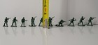 Vintage Toy Soldiers 10 Plastic Green 1 5 h