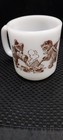Smokey  The Bear Milk Glass Coffee Mug help Prevent Forest Fires