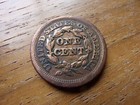 1853 Large Cent Braided Hair Nice Circ Cond
