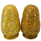 Vintage Florida Souvenir Orange Blossom Flower Salt Pepper Shakers Japan Mcm