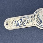 Vintage Napanee Coppes Brothers And Zook Dutch Kitchenet Metal Logo Plate Label