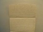 Antique 1800s Thomp Hill Handwritten Letter Personal Ephemera Correspondence