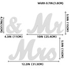 Wedding Mr And Mrs Sign  Large Wooden Letters  Anniversary Decor  White