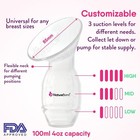 Naturebond Silicone Breast Pump All In 1 Set  3 4oz 100ml Premium All-in-one