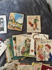 Big Vintage Lot Of Greeting Cards Variety Used Mid Century 1950s 1960s