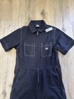 Xxs Dickies Black Short Sleeve Utility mechanic Look Work Coverall Jumpsuit Nwt
