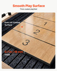 9ft Shuffleboard Table W  Pucks Wax Brush Indoor Family Game Room Table