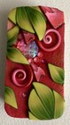 Maroon Sewing Notion Needle Case Original Claybykim - Really Nice  