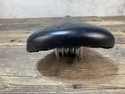 Vintage Old School Bmx Pleated Seat Black 