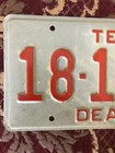 1979 Original Tennessee Dealer License Plate New Never Used
