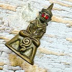 Ngung Bronze Miniature Tewada Angel Heart Fulfill Wishes Mien Thai Amulet  18608