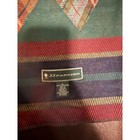 Jj Farmer Green Argyle Striped Cotton Scarf Multicolor Preppy Academic Accessory