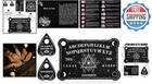 Black Ouija Wooden Board Game Spirit Hunt Planchette Accessories Games Supplies
