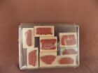 Inspirational Greetings Rubber Stamps Stampin  Up  Set Of 8 1994